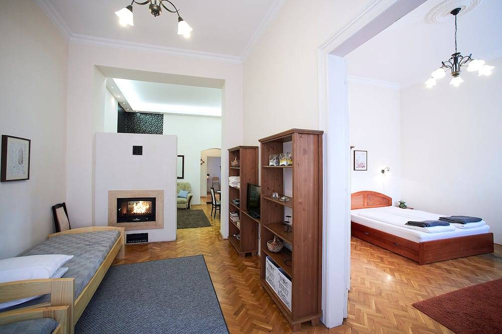 Entire apartment, Great Location Fireplace Holidays: city center, spacious, groups/family friendly in Budapest, Central Hungary