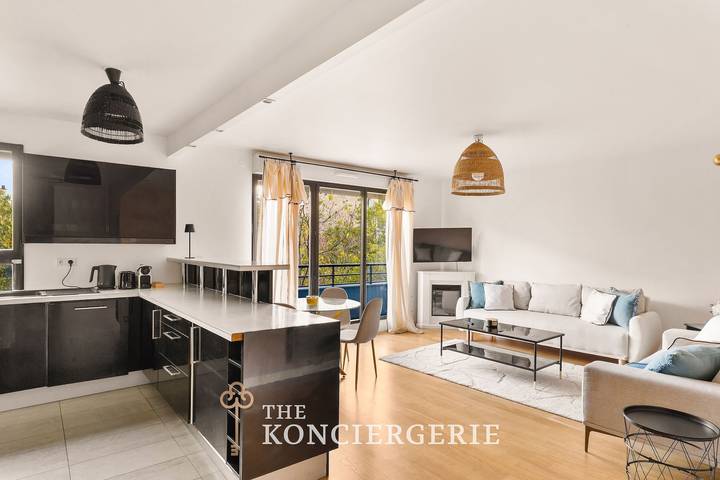Apartamento entero, Elegant appartement lumineux in Boulogne-Billancourt, Altos del Sena