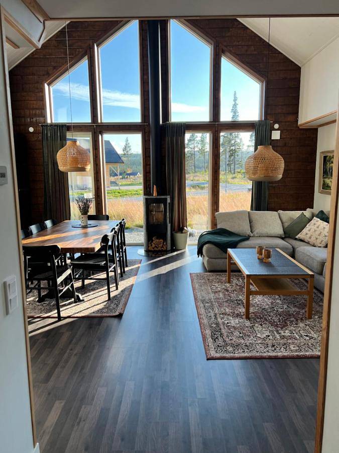 Hus för 8 Personer, med bastu samt trädgård och utsikt i Funäsfjällen