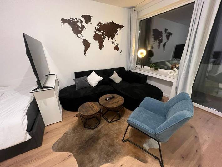 Vakantieappartement voor 3 personen, met balkon en uitzicht in Keulen