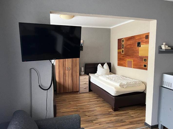 Ferienhaus für 2 Personen, mit Balkon und Terrasse sowie Garten und Ausblick in Löhne