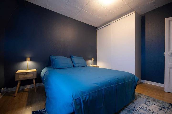 Ganze Wohnung, L'Ecrin Bleu - Spacious - Ideal for couples & professionals - Wifi - Station & Hyper center in Angoulême, Charente