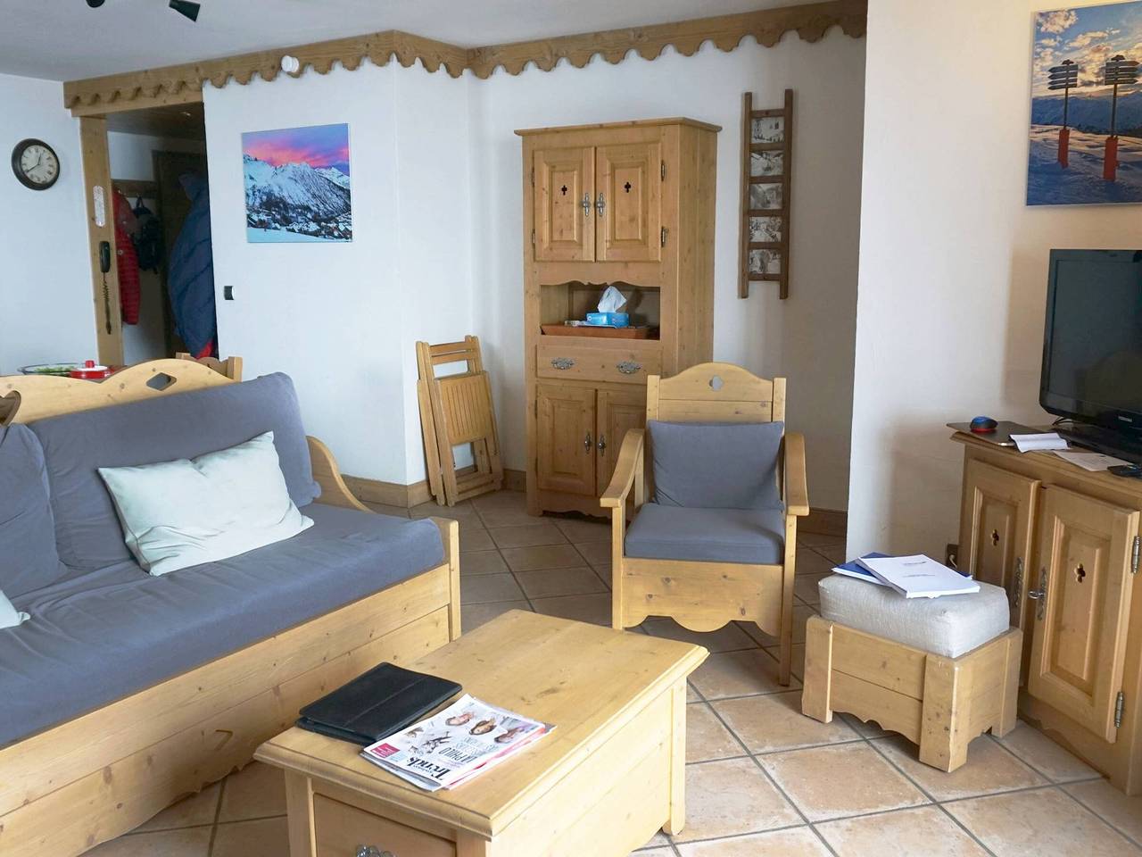 Geheel appartement, 4* apartment with pool & spa, ski-in/ski-out, 3 Br, 85m² - Saint-Martin-de-Belleville in Saint-Martin-de-Belleville, Massif de la Vanoise