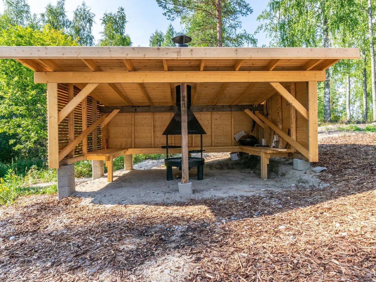 Hot Pool Cottage Kesäranta in Enonkoski, Savonie du Sud