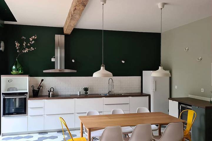 Maison de vacances pour 9 personnes, avec piscine et jardin