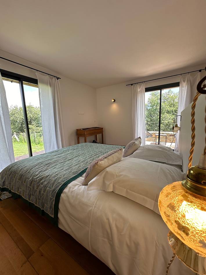 Zimmer 'Chambre 2' mit Bergblick, WLAN und Klimaanlage in Murato, Calvi und Umgebung