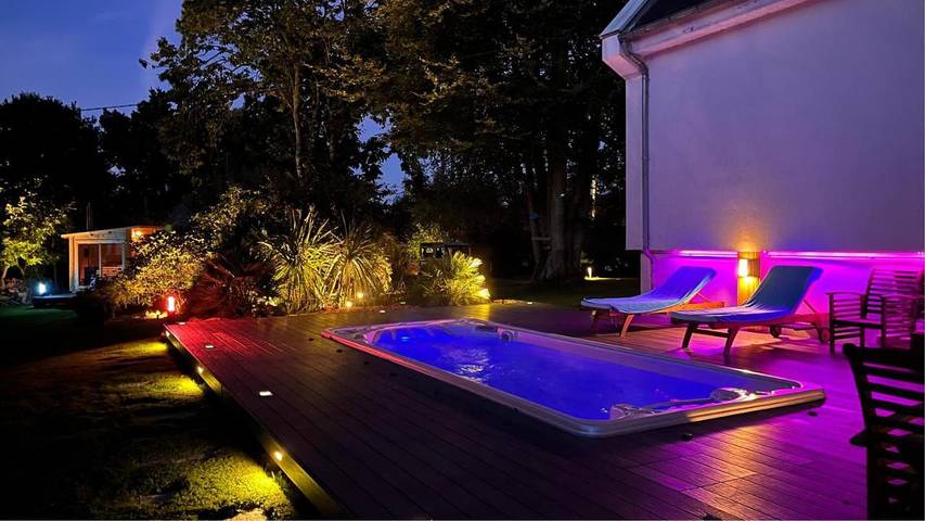 Chambre d’hôte pour 7 personnes, avec piscine et jardin ainsi que vue et sauna - 1