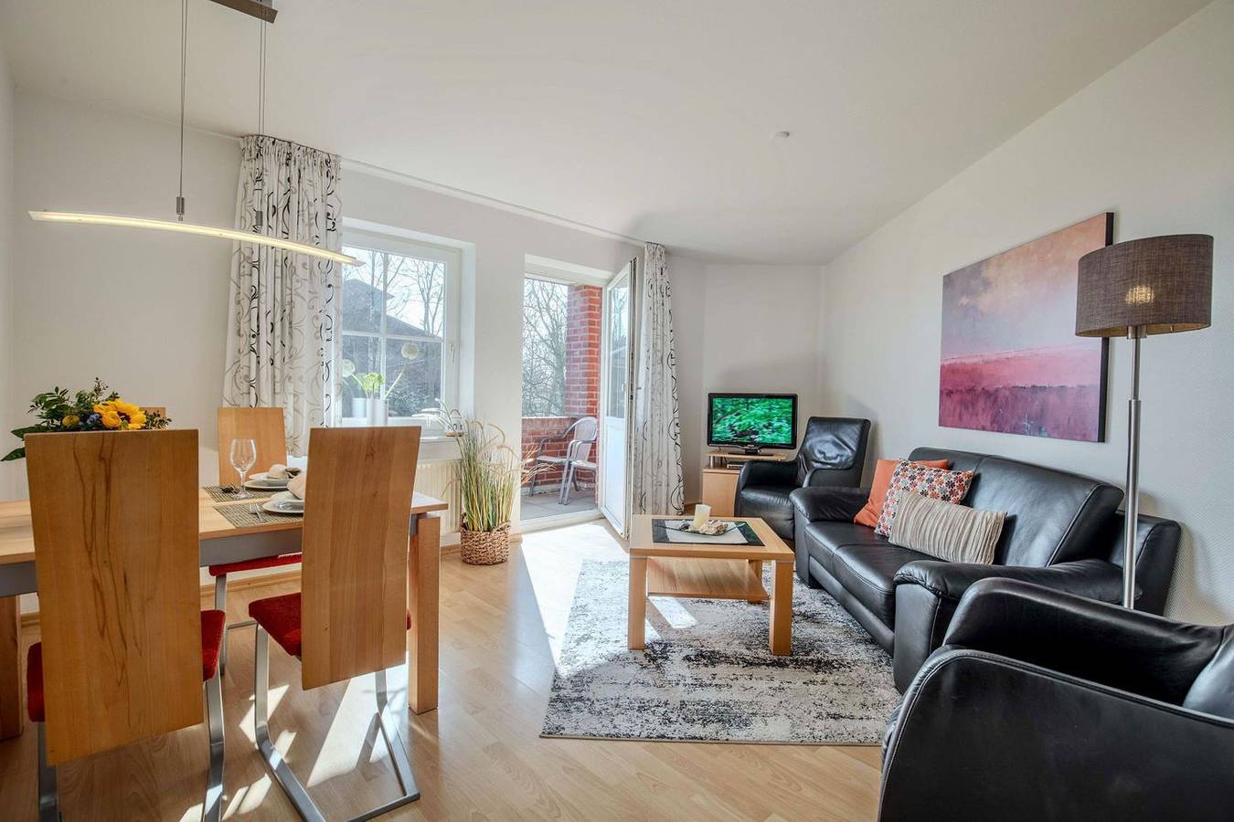 Ganze Wohnung, Komfortable Fewo mit überdachtem Balkon und Garten nahe Sandstrand auf Fehmarn in Ostfehmarn, Fehmarn
