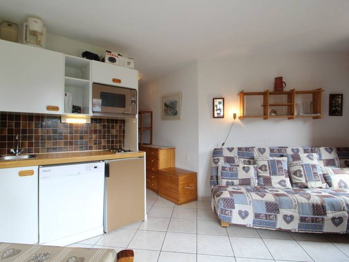 Studio entier, Appartement 4 pers avec terrasse, près des pistes et commerces, Val Cenis Le Haut in Lanslevillard, Massif de la Vanoise