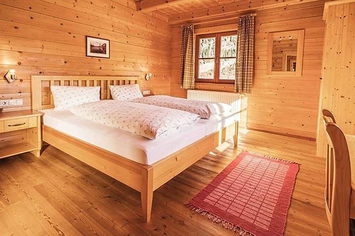 Ferienwohnung "Hundeck" im Bio-Blockhaus - Rindereben, Bauerndörfl in Hohe Tauern, Hüttschlag