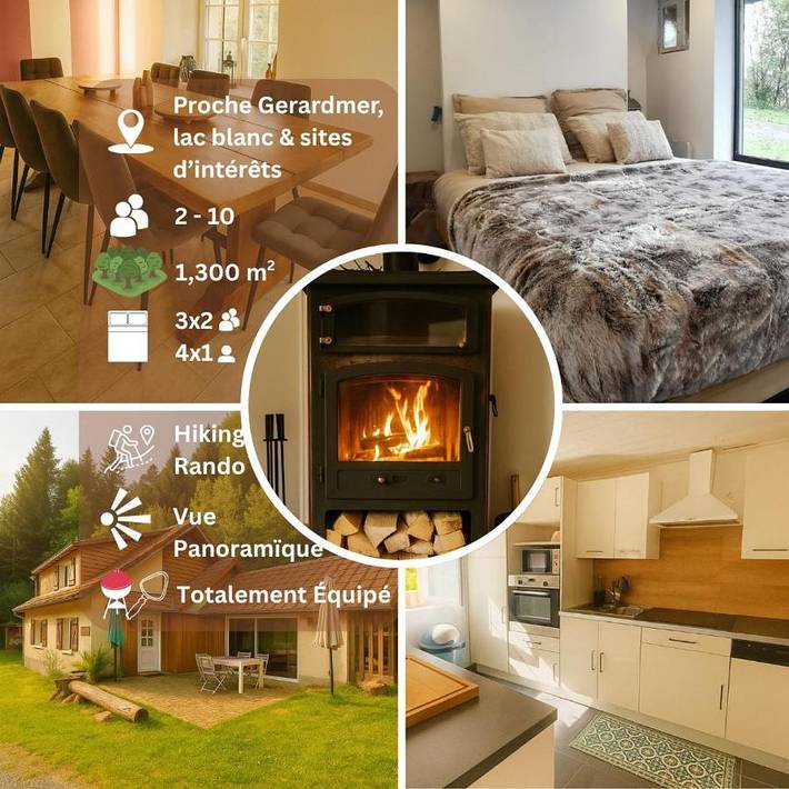 Casa de vacaciones para 10 personas, con jardín y vistas, Se admiten mascotas - 1