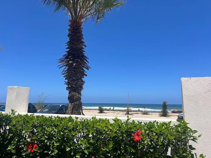 Appartement de vacances pour 7 personnes, avec piscine ainsi que vue et balcon