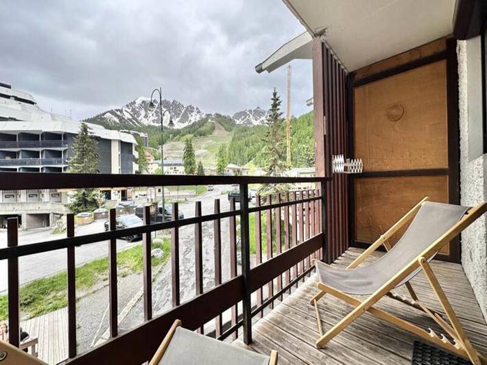 Gîte pour 6 personnes, avec balcon, adapté aux familles dans Col De Vars Vars Station De Ski