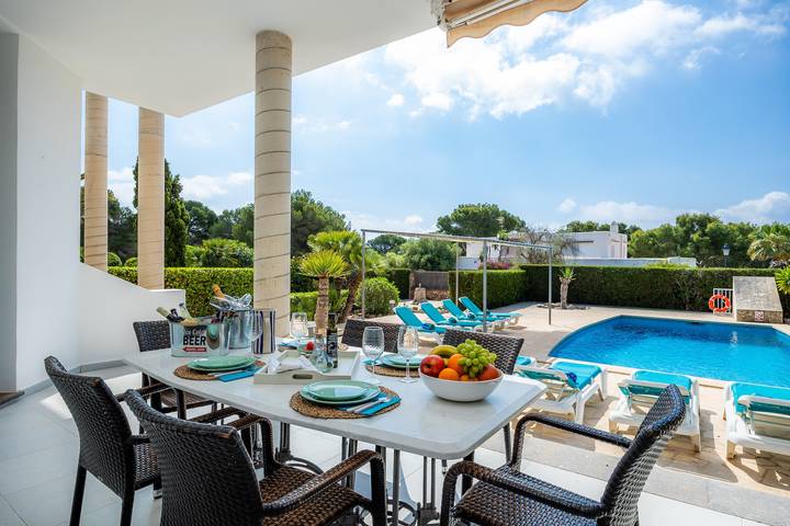 Villa 'Des Port' – mit Meerblick, Wlan und Klimaanlage in Portopetro, Santanyí