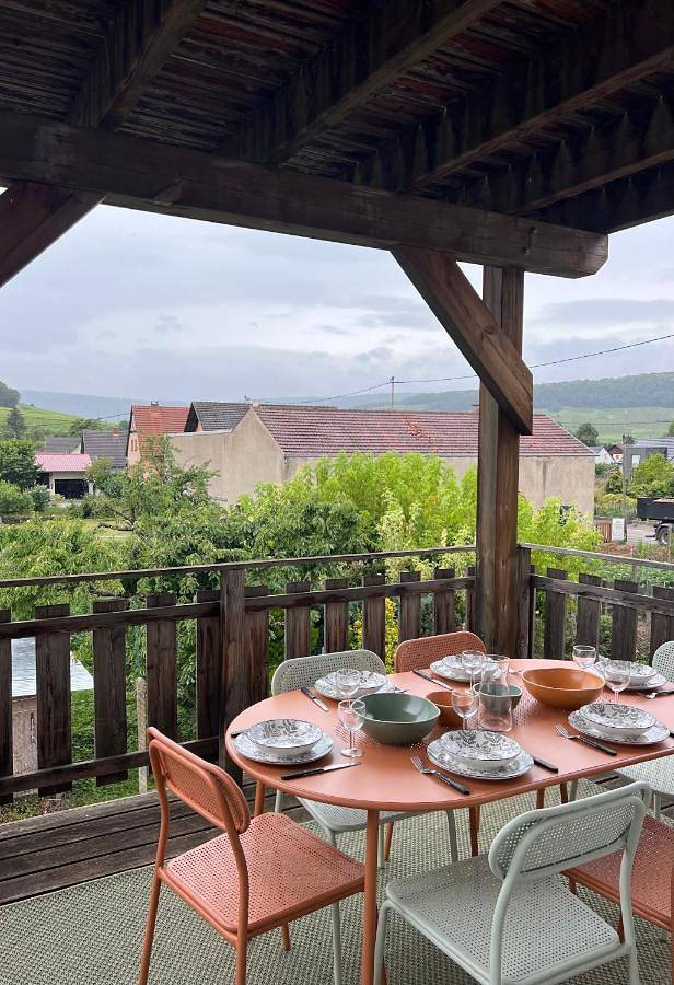 Appartement de vacances pour 6 personnes, avec terrasse et vue