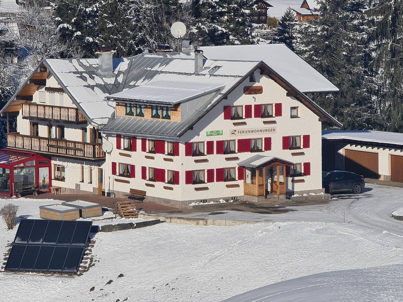 Ganze Ferienwohnung, Gästehaus Fuchsegge - Familie Müller - Walmendingerhorn Nr. 1 - 2 Schlafräume in Riezlern, Mittelberg