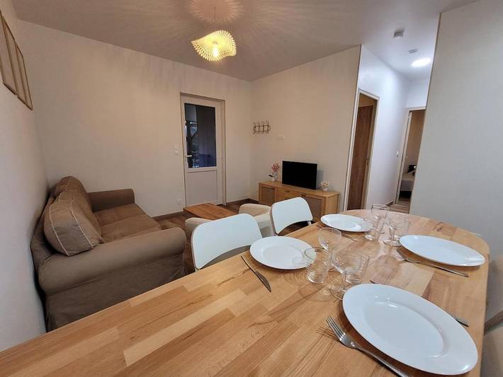 Maison de vacances pour 4 personnes, avec jardin et balcon