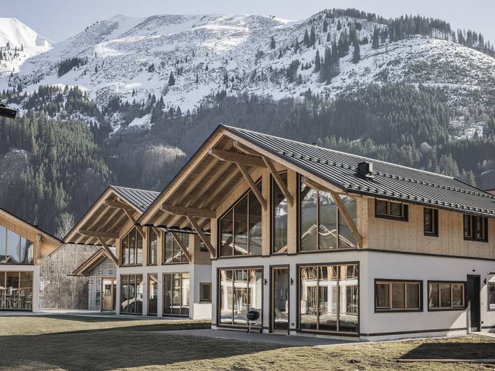 Ferienhaus für 8 Personen, mit Terrasse und Garten sowie Sauna in Bichlbach