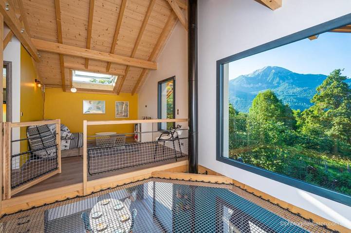 Gîte pour 8 personnes, avec jardin et piscine ainsi que vue et sauna, animaux acceptés à Saint-Jean-Saint-Nicolas - 4