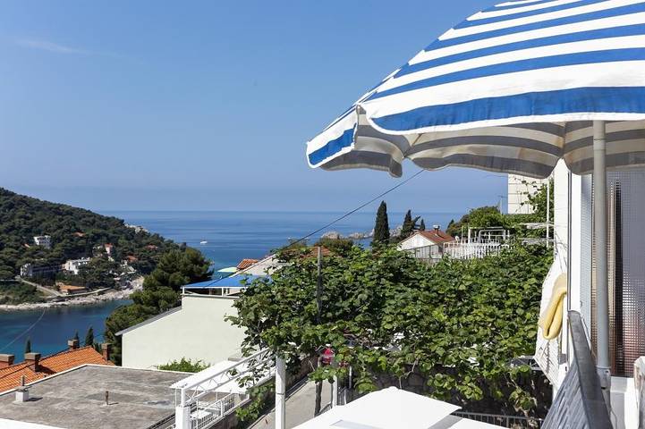 Studio voor 2 personen, met Uitzicht op zee en Balkon in Dubrovnik