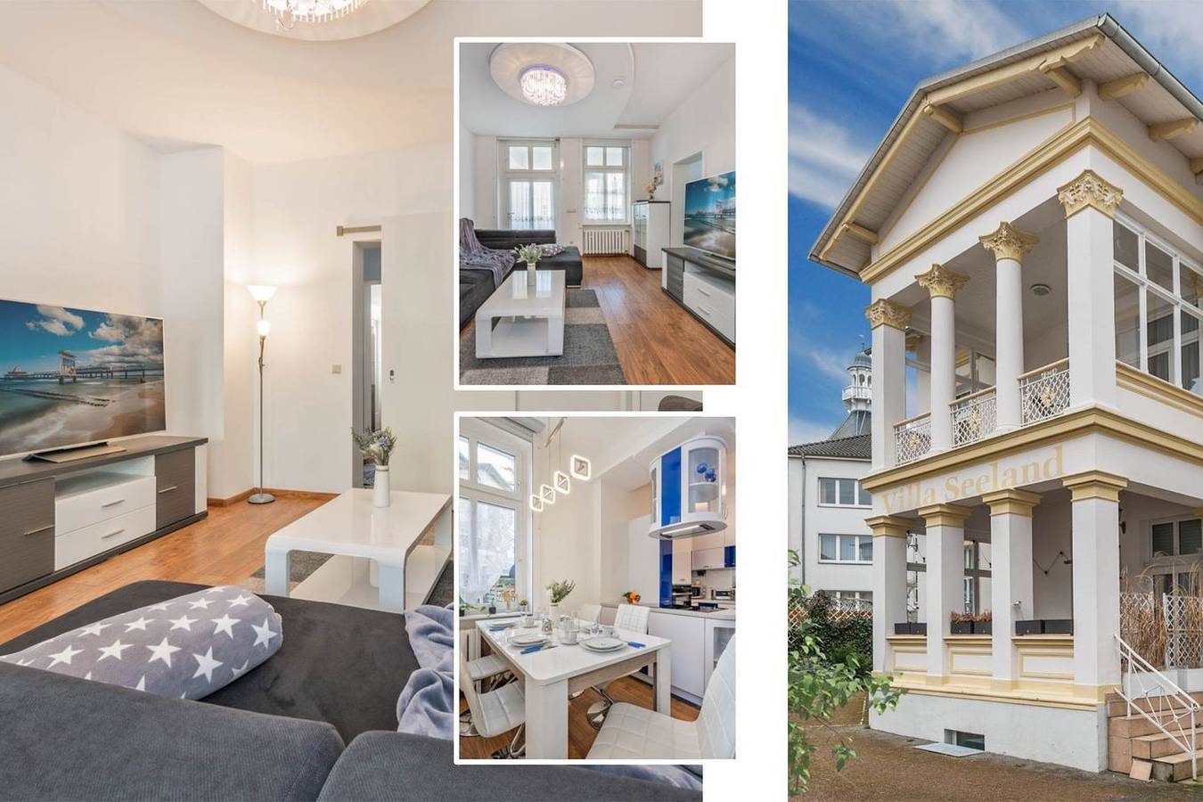 Apartamento entero, Apartamento de vacaciones para 4 personas con terraza in Drei Kaiserbäder, Heringsdorf