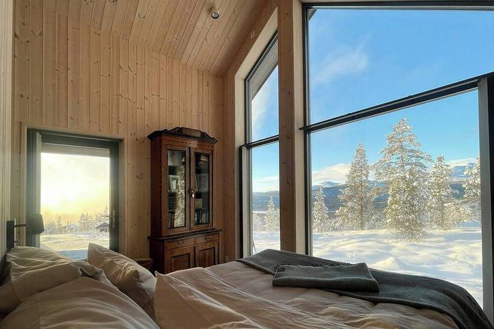 Umweltfreundliche Hütte mit Panoramablick über Savalen in Tynset
