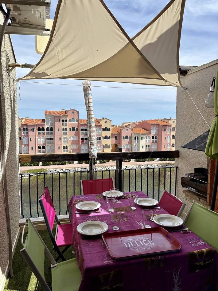 Apartamento de vacaciones para 5 personas, con piscina y balcón/terraza - 1