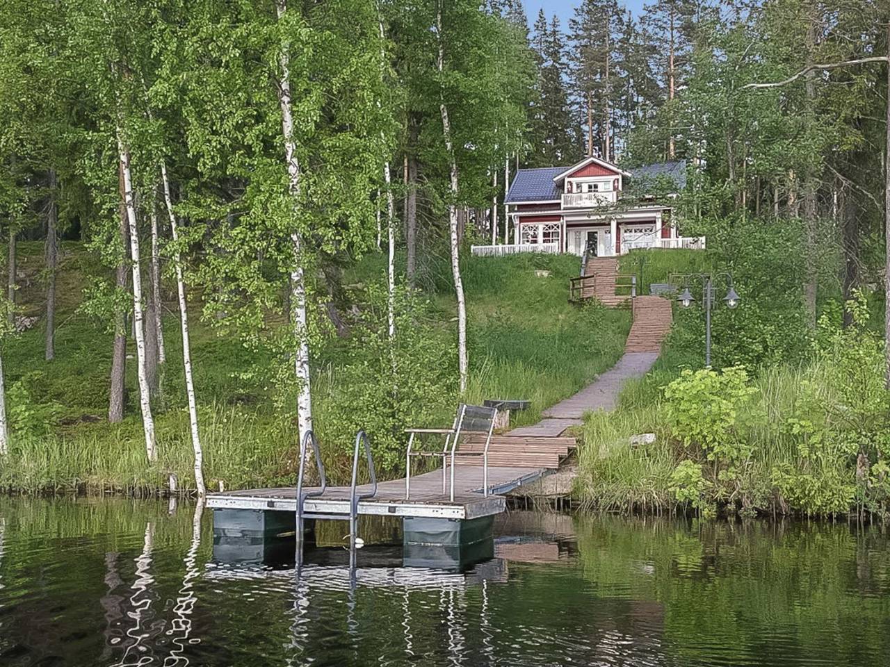 Villa kukkula in Multia, Westfinnland