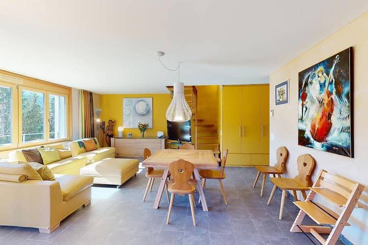 Ferienwohnung für 7 Personen, mit Sauna in Celerina