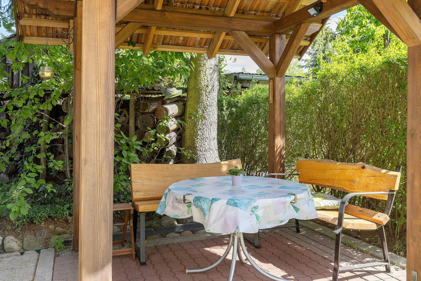 Ganze Wohnung, Ferienwohnung 'Am Bloschk' mit gemeinsamer Terrasse, Gemeinschaftsgarten und Wlan in Mochow, Schwielochsee