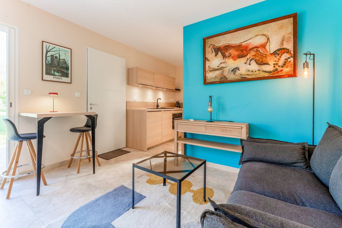 Schönes Studio in Fontarèches (Gard) mit Gemeinschaftspool, Wlan und Klimaanlage in Fontarèches, Nimes und Umgebung