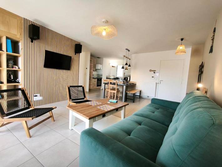 Appartement de vacances pour 6 personnes, avec vue et terrasse