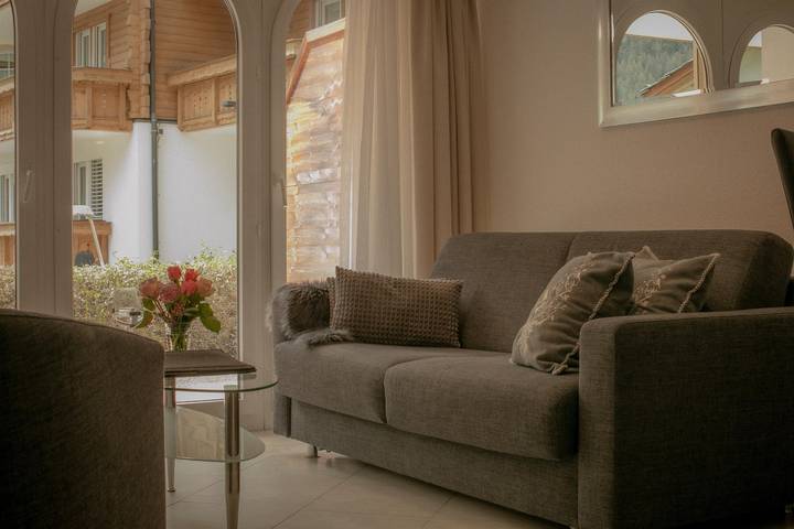 Hütte für 4 Personen, mit Balkon und Terrasse sowie Garten und Sauna in Saas-Fee - 2