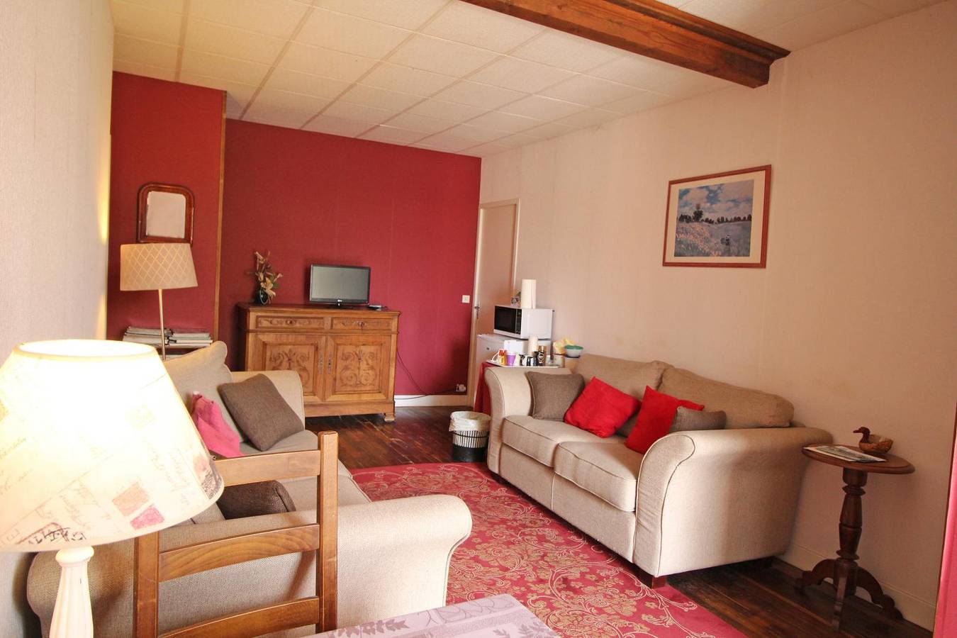 Chambre blanche in Bessines-sur-Gartempe, Région de Bellac