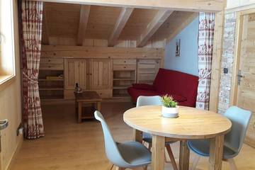 Gîte pour 4 personnes, avec balcon à Megève