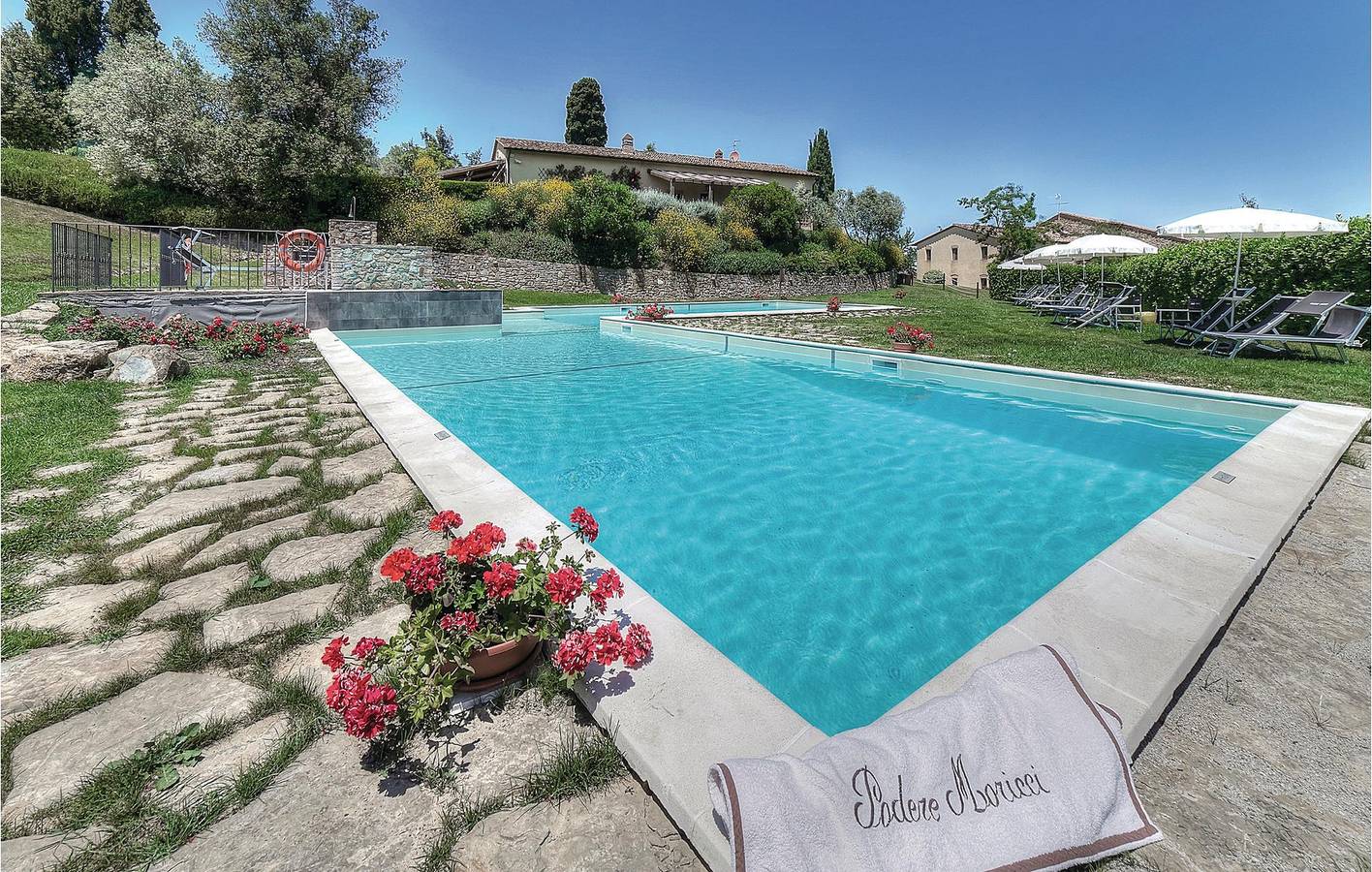 Ganze Ferienwohnung, Appartement am Pool bei Montaione in Montaione, Florenz Provinz