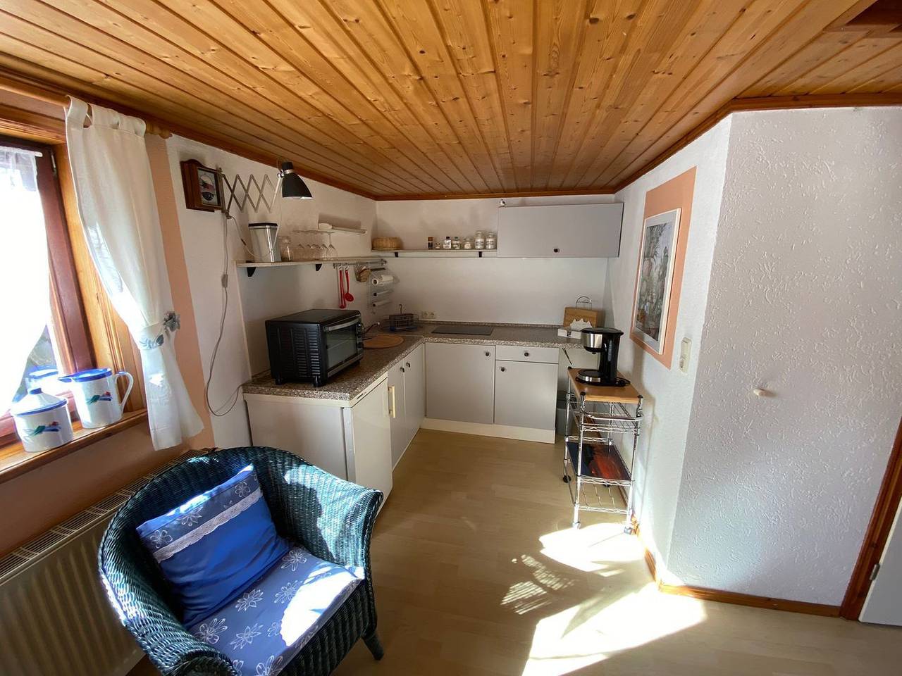 Kleines Reet gedecktes Ferienhaus für zwei Pers. nahe Hafen - Darßer Ferienkate in Wieck am Darß, Fischland - Darß - Zingst