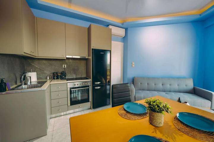 Ferienwohnung für 3 Personen, mit Terrasse und Ausblick in Agios Ilias - 2