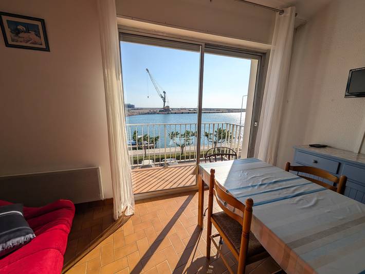Ganze Wohnung, T2 Mezzanine apartment 4/5 Pers 250m vom Strand, Balkon, Panoramablick in Port-la-Nouvelle, Mittelmeerküste (Frankreich)