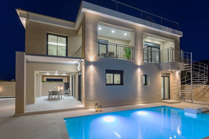 Willa dla 7 osób, z Balkon w Zakintos
