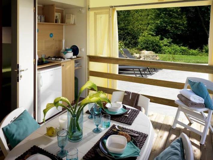 Camping Le Lac des Varennes - Mobilheim 5 personen - Tit'home - Ohne Sanitäranlagen in Marçon, Loire-Tal