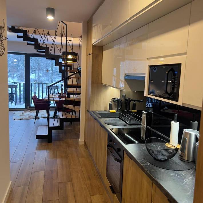 Apartament wakacyjny dla 10 osób, z balkon i widok w Szczyrk