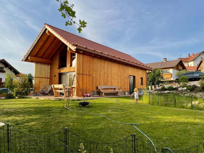 Ferienhaus für 4 Personen, mit Terrasse und Ausblick