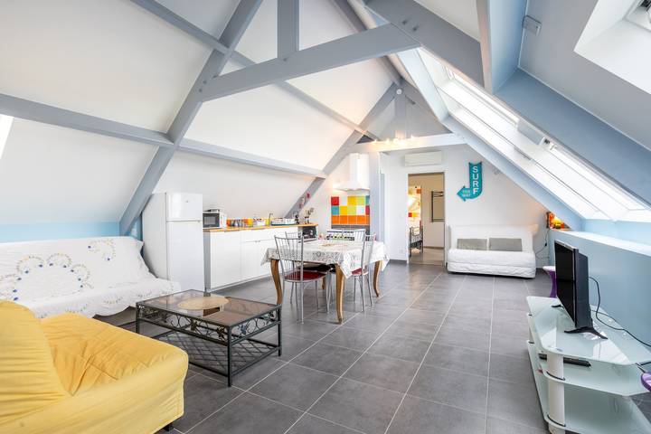 Hel lejlighed, Apartment 'Ty Sterenn' with private garden, Wi-Fi and air conditioning in Bannalec, Quimper Området