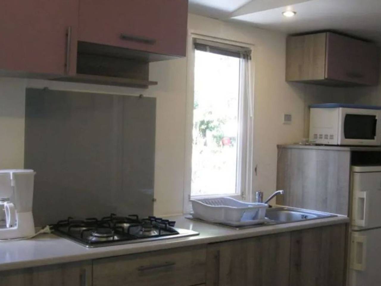 Gemütliches Mobilheim 2 Zimmer 6 Pers in Montblanc in Montblanc, Mittelmeerküste (Frankreich)