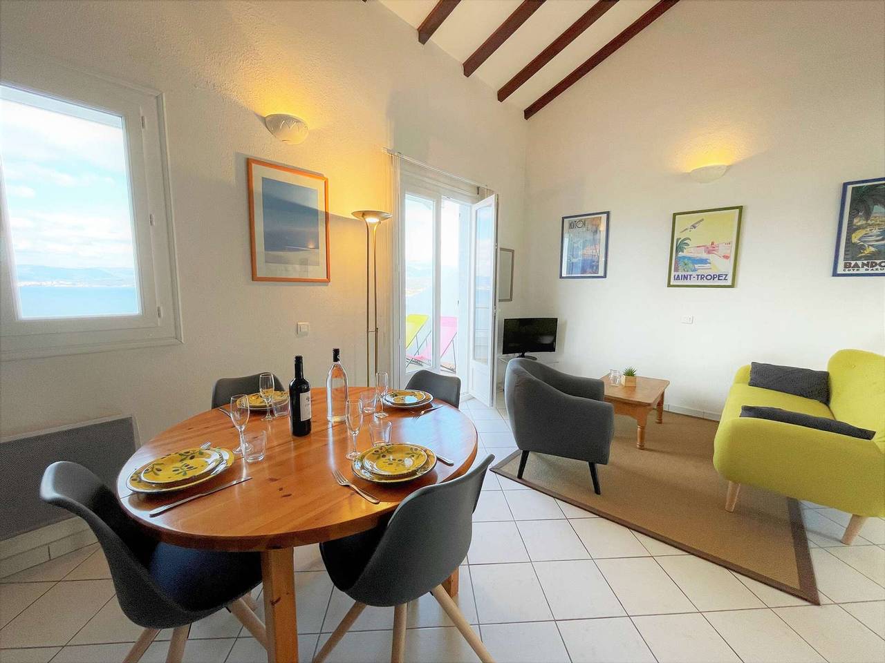 Ganze Wohnung, 3-Zimmer-Wohnung mit Terrasse und Meerblick, 500m vom Strand in Pietrosella, Ajaccio und Umgebung