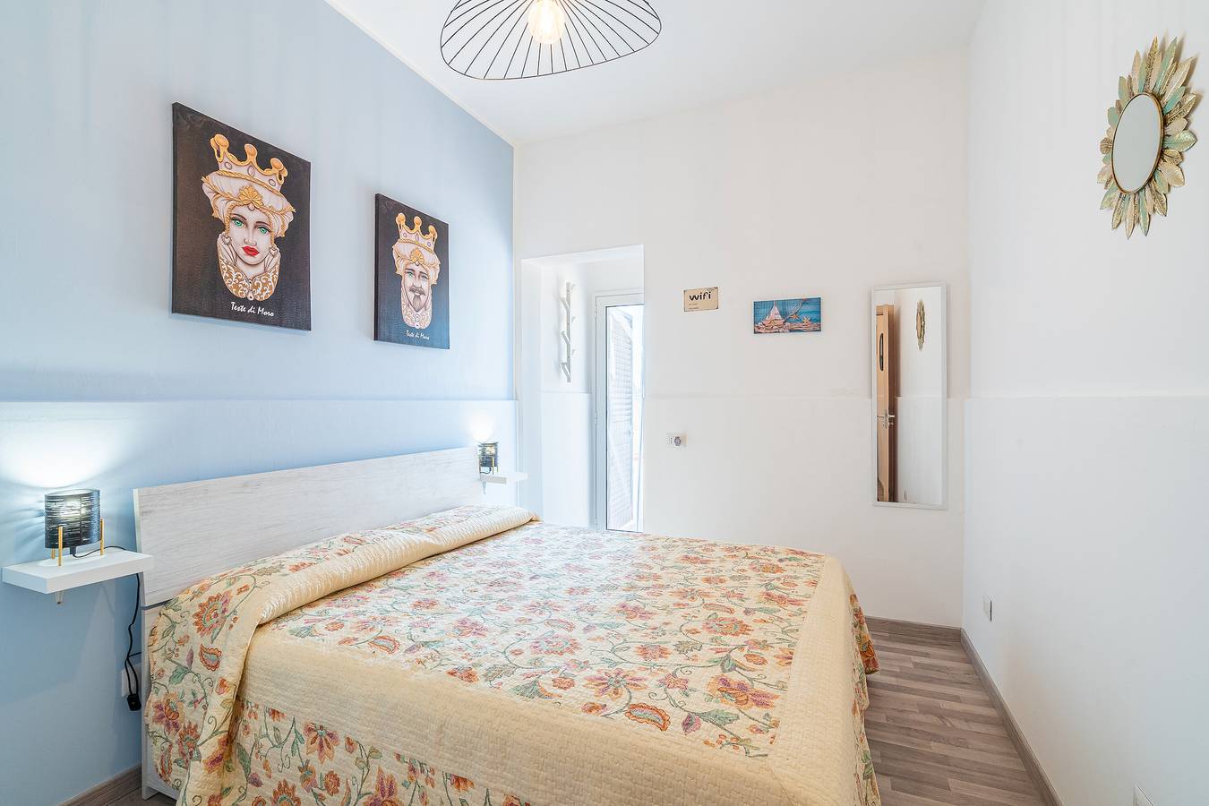 Appartement entier, Appartement "Blu Island" avec vue sur la mer, Wi-Fi et climatisation in Marzamemi, Région de Noto
