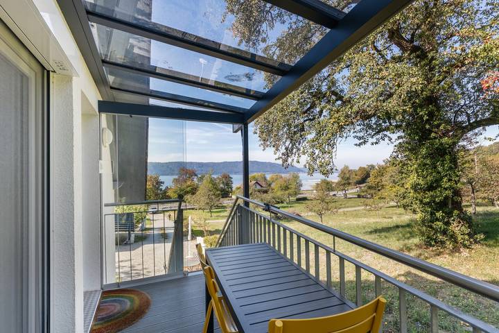 Ferienwohnung für 2 Personen, mit Balkon und Garten sowie Seeblick in Ueberlinger see