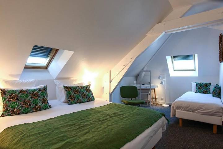 Hôtel pour 2 personnes, avec terrasse, animaux acceptés