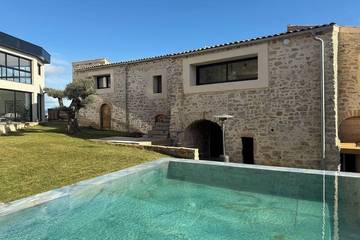 Agriturismo pour 8 personnes, avec jacuzzi et piscine à Montbazin